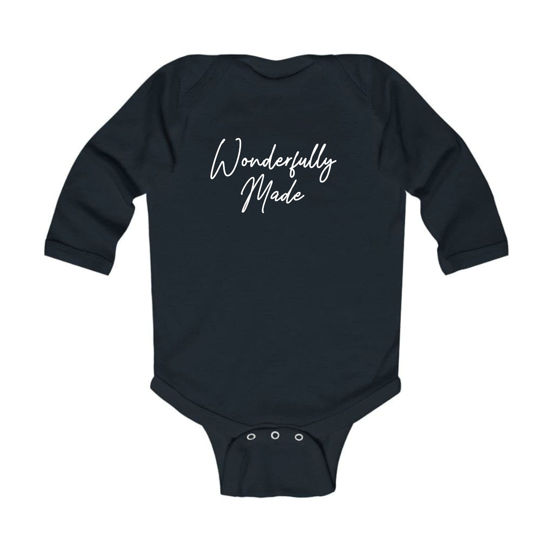 Infant Long Sleeve Graphic T-shirt Wonderfully Made - Childrens | Infant