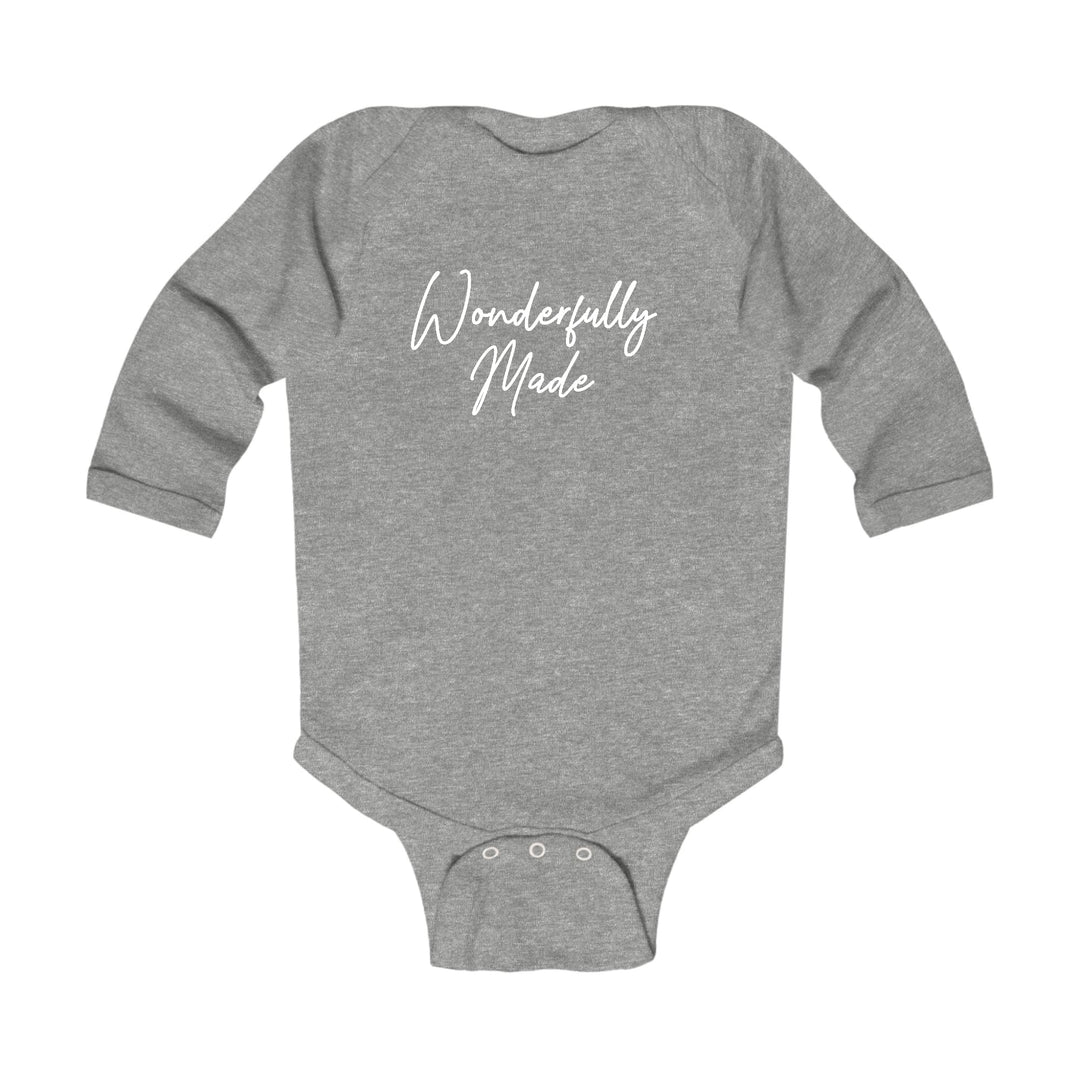 Infant Long Sleeve Graphic T-shirt Wonderfully Made - Childrens | Infant