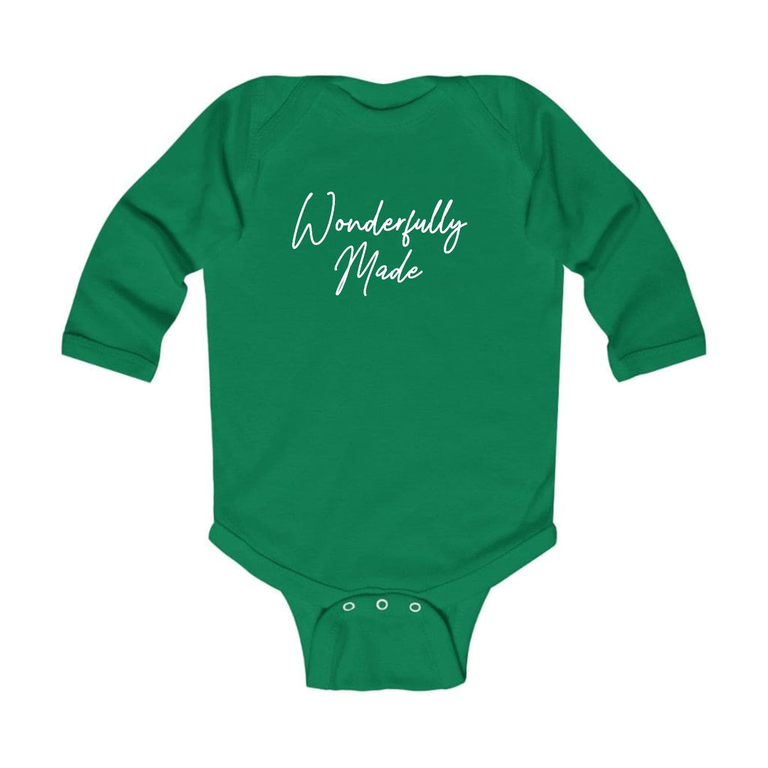 Infant Long Sleeve Graphic T-shirt Wonderfully Made - Childrens | Infant