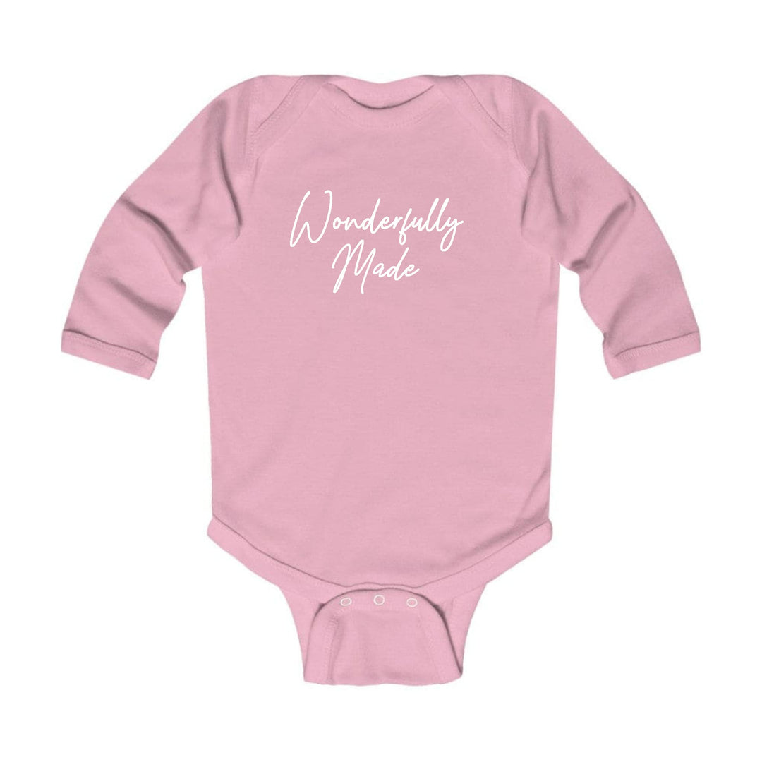 Infant Long Sleeve Graphic T-shirt Wonderfully Made - Childrens | Infant