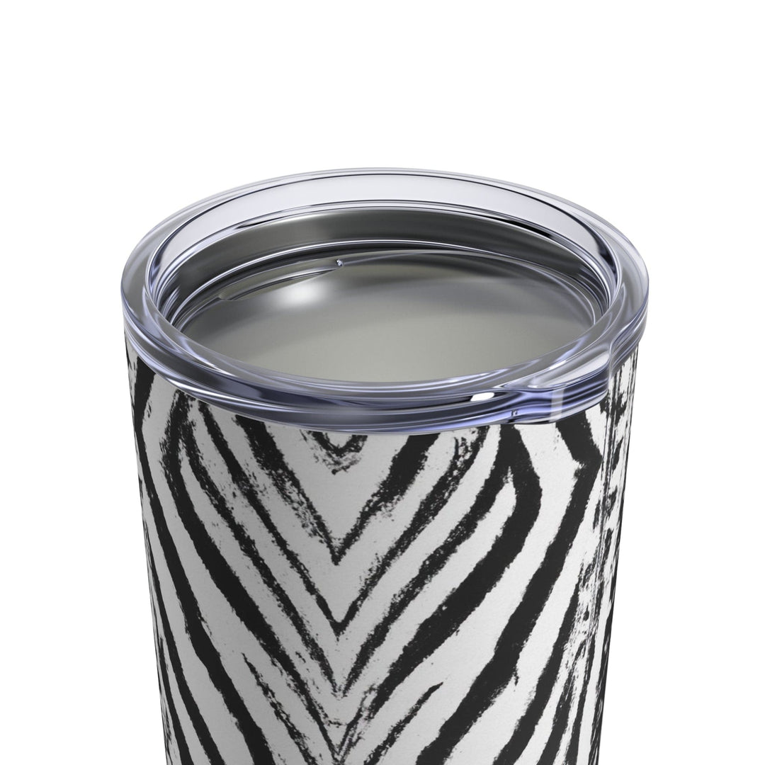 Insulated Tumbler 10oz Black and White Native Pattern - Decorative | Tumblers