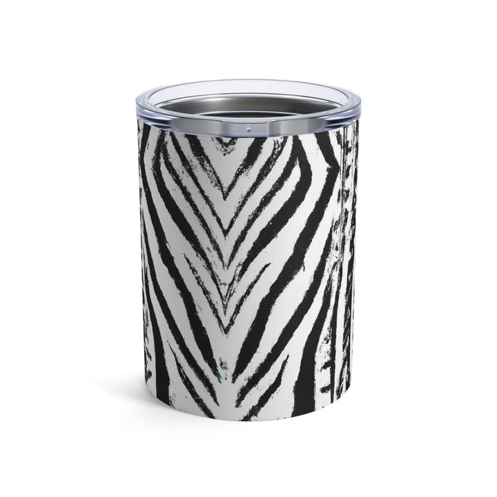 Insulated Tumbler 10oz Black and White Native Pattern - Decorative | Tumblers