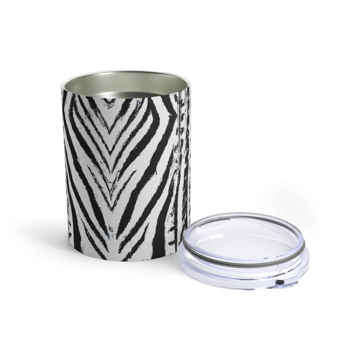 Insulated Tumbler 10oz Black and White Native Pattern - Decorative | Tumblers