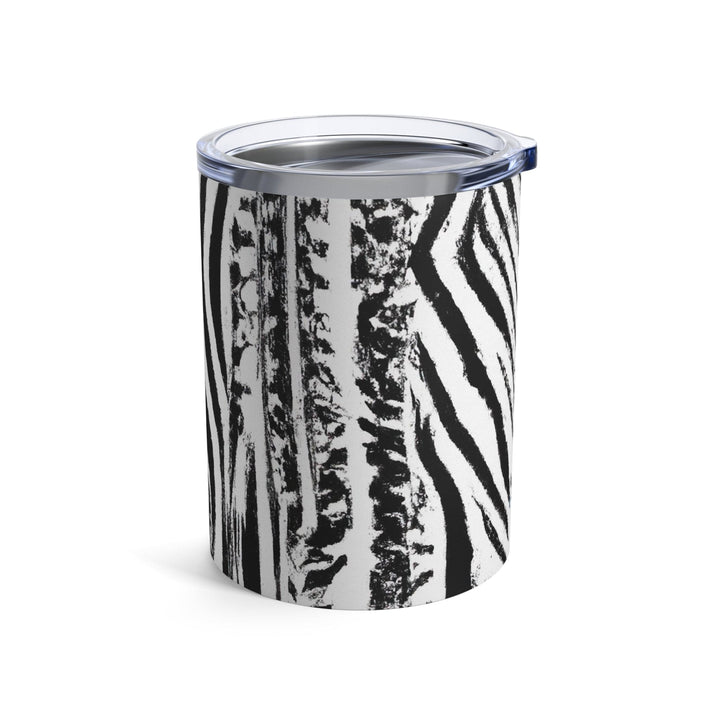 Insulated Tumbler 10oz Black and White Native Pattern - Decorative | Tumblers