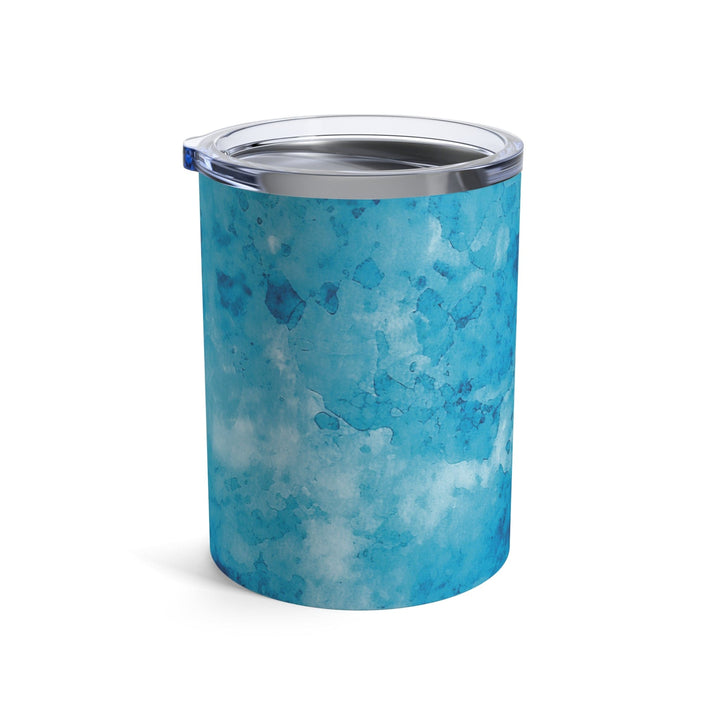 Insulated Tumbler 10oz Blue Marble Print - Decorative | Tumblers | 10oz