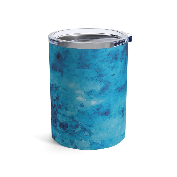 Insulated Tumbler 10oz Blue Marble Print - Decorative | Tumblers | 10oz