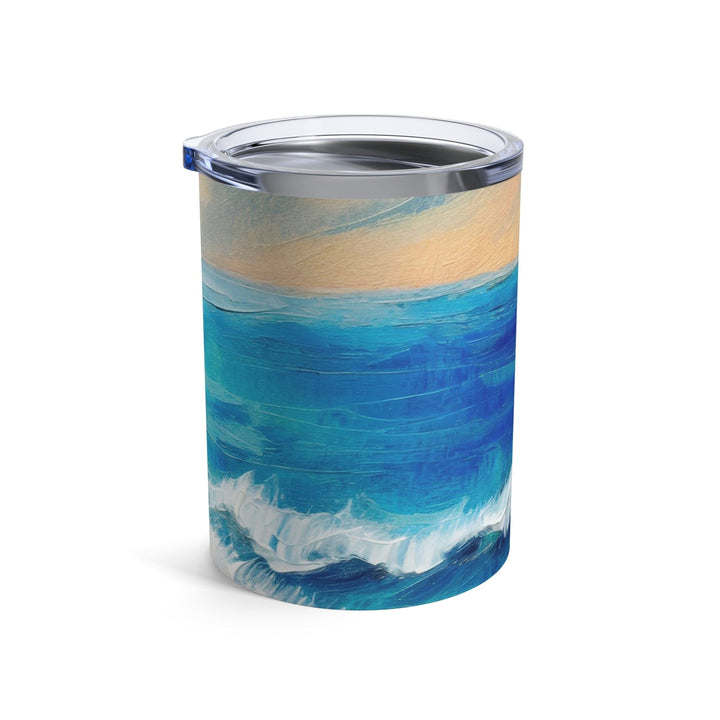 Insulated Tumbler 10oz Blue Ocean Print - Decorative | Tumblers | 10oz