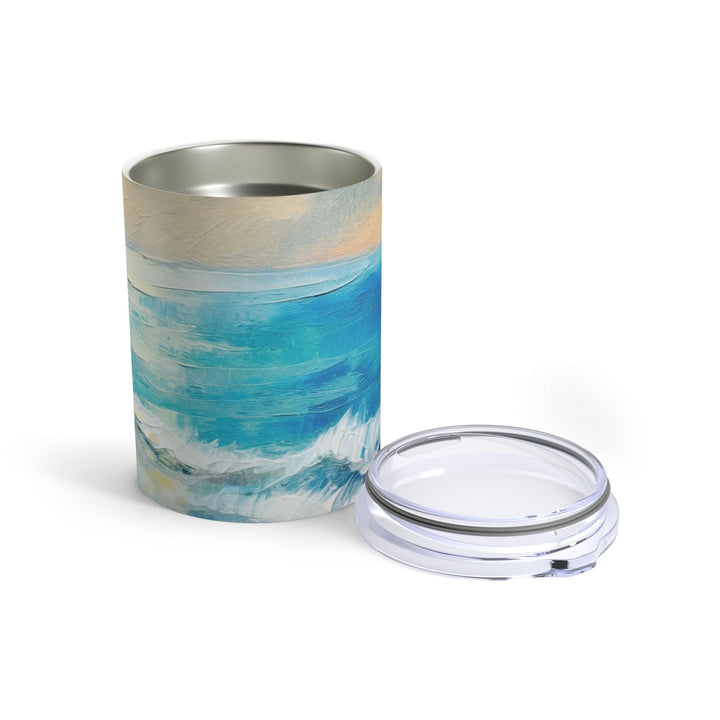 Insulated Tumbler 10oz Blue Ocean Print - Decorative | Tumblers | 10oz