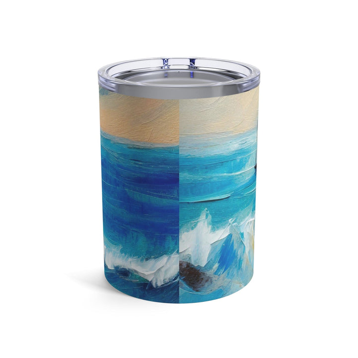 Insulated Tumbler 10oz Blue Ocean Print - Decorative | Tumblers | 10oz