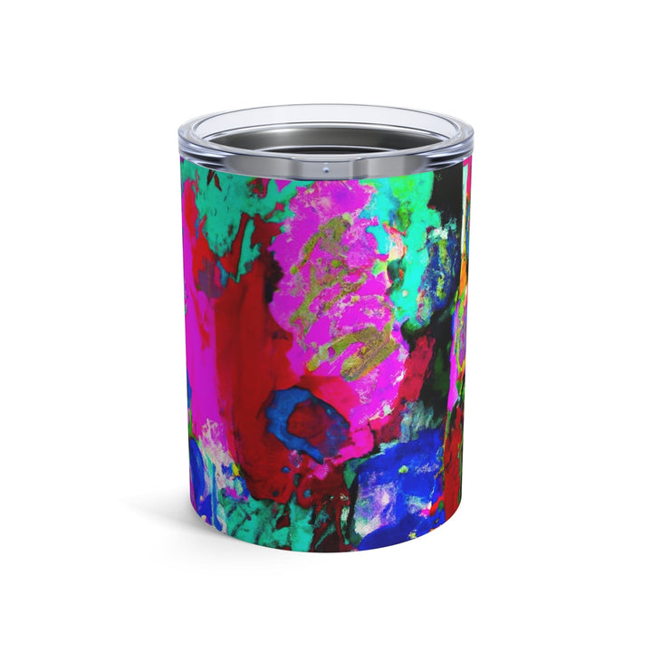 Insulated Tumbler 10oz Multicolor Abstract Pattern - Decorative | Tumblers