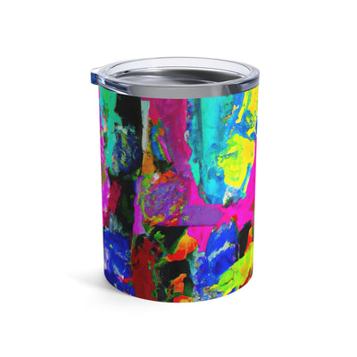 Insulated Tumbler 10oz Multicolor Abstract Pattern - Mug