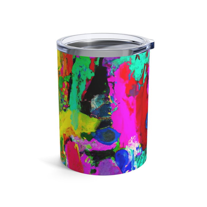 Insulated Tumbler 10oz Multicolor Abstract Pattern - Decorative | Tumblers