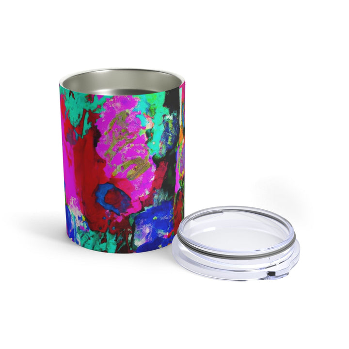 Insulated Tumbler 10oz Multicolor Abstract Pattern - Decorative | Tumblers