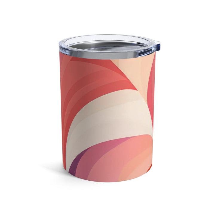 Insulated Tumbler 10oz Multicolor Heart Illustration - Decorative | Tumblers