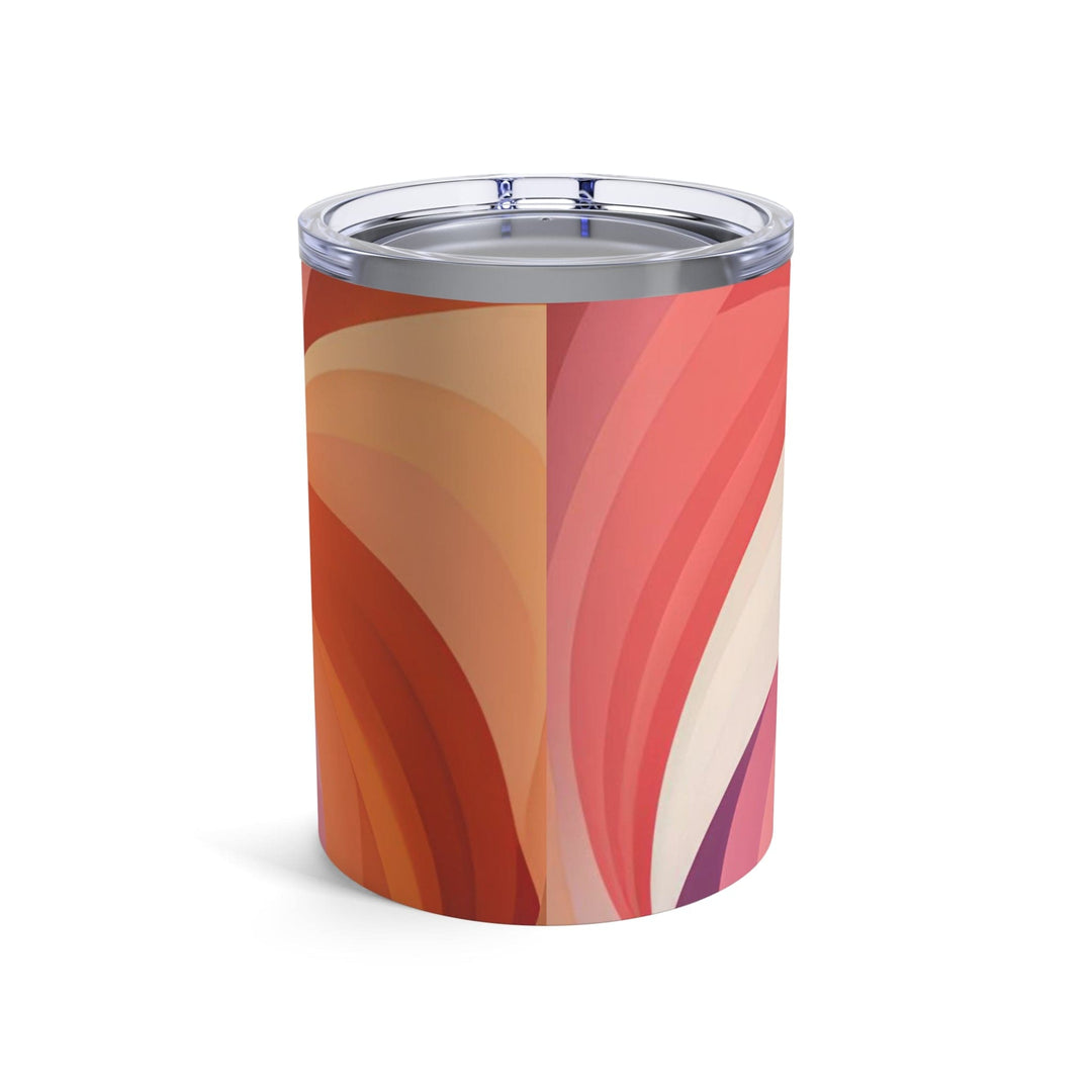 Insulated Tumbler 10oz Multicolor Heart Illustration - Decorative | Tumblers