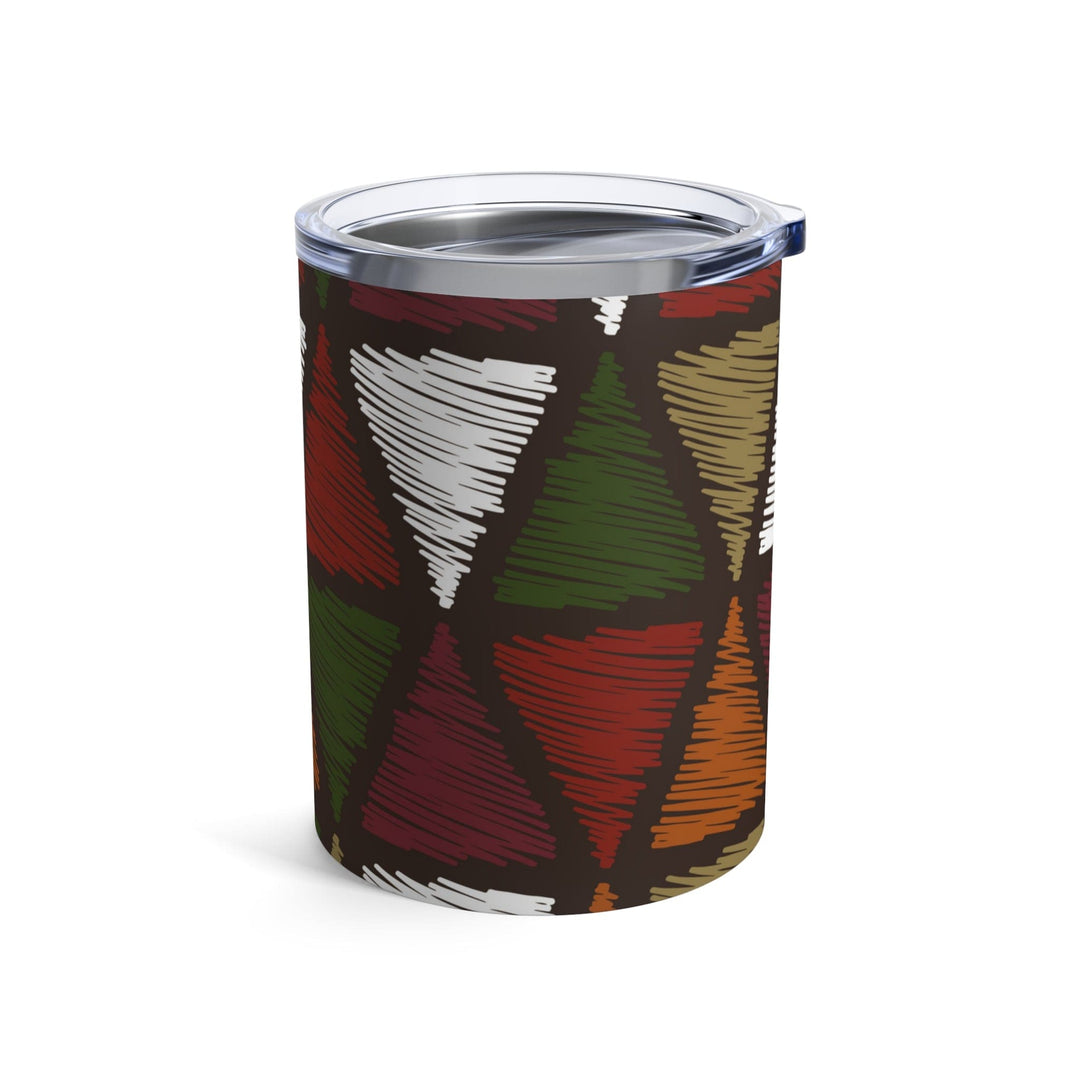 Insulated Tumbler 10oz Multicolor Tribal Pattern - Decorative | Tumblers | 10oz