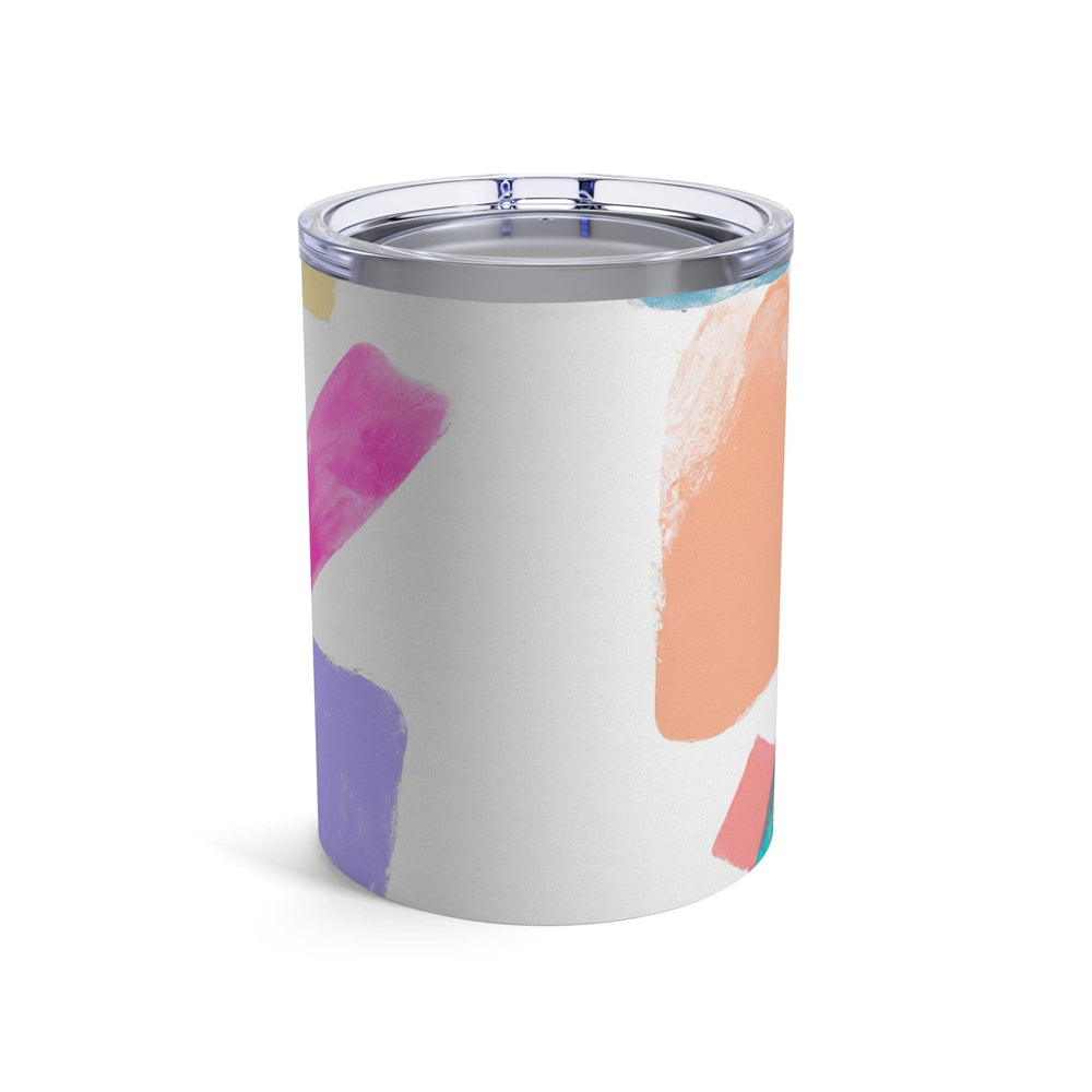 Insulated Tumbler 10oz Pastel Abstract Pattern - Decorative | Tumblers | 10oz