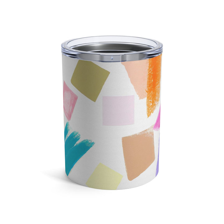 Insulated Tumbler 10oz Pastel Abstract Pattern - Decorative | Tumblers | 10oz