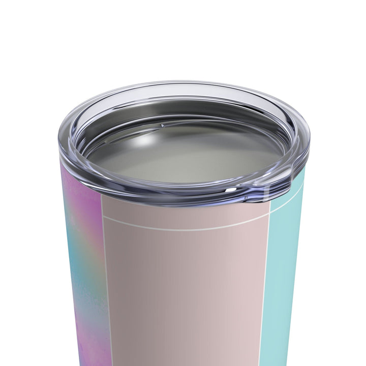 Insulated Tumbler 10oz Pastel Colorblock Watercolor Illustration - Decorative