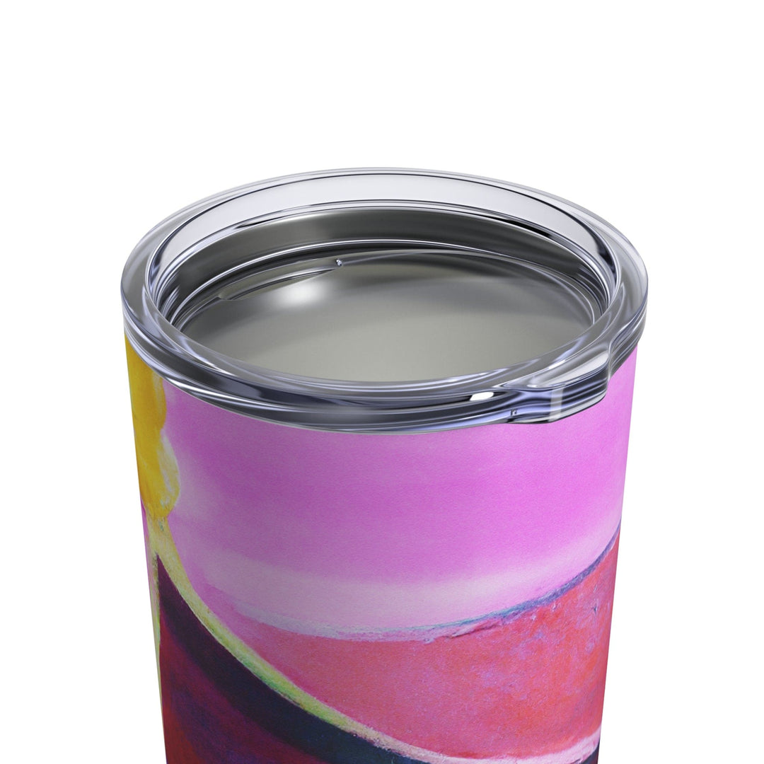 Insulated Tumbler 10oz Pink and Purple Pattern - Decorative | Tumblers | 10oz