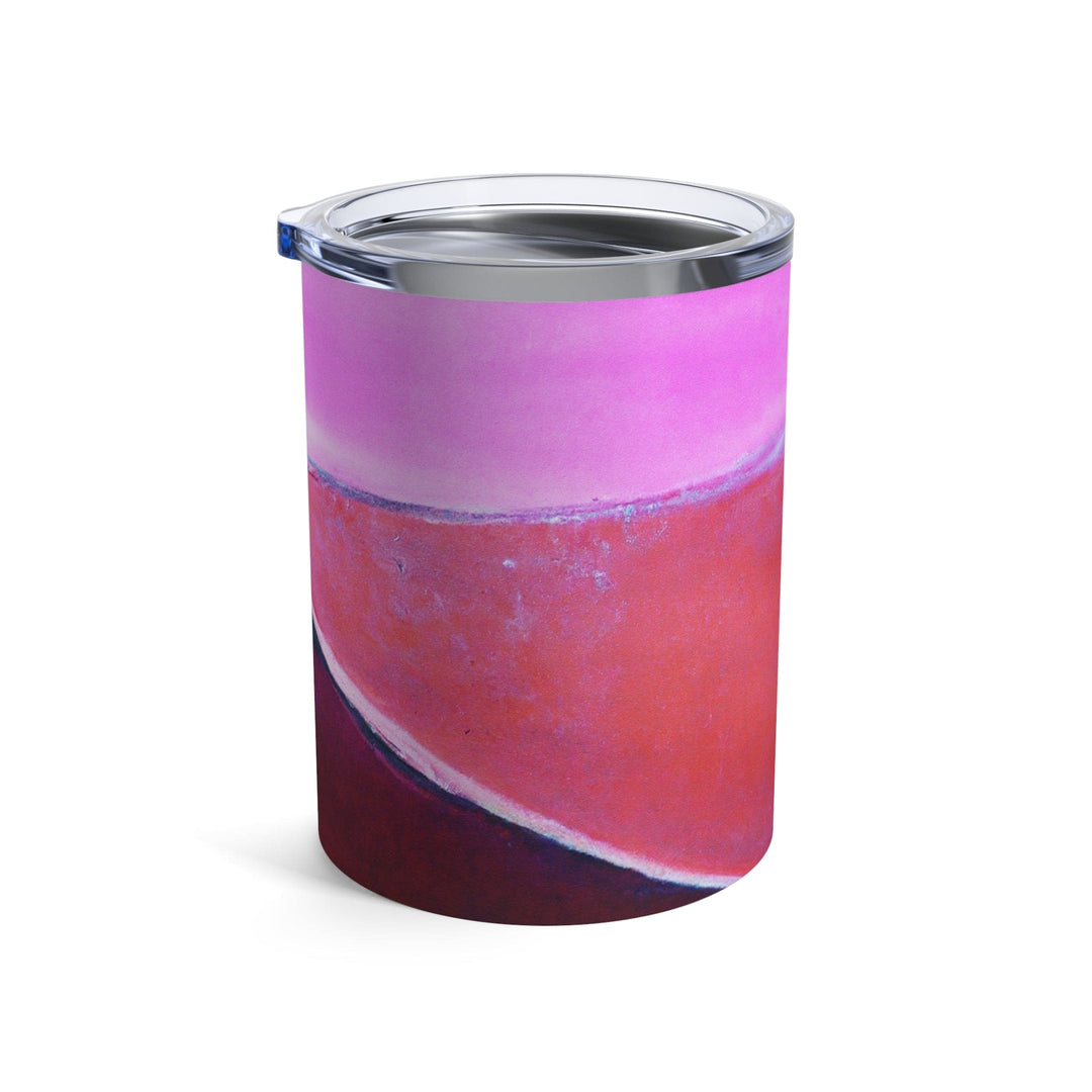 Insulated Tumbler 10oz Pink and Purple Pattern - Decorative | Tumblers | 10oz