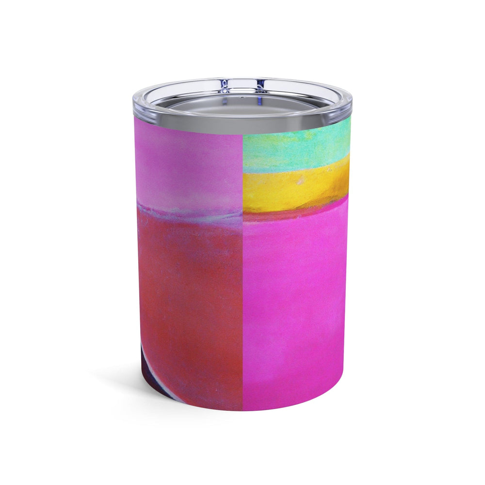 Insulated Tumbler 10oz Pink and Purple Pattern - Decorative | Tumblers | 10oz