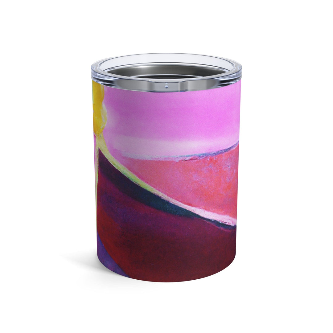 Insulated Tumbler 10oz Pink and Purple Pattern - Decorative | Tumblers | 10oz