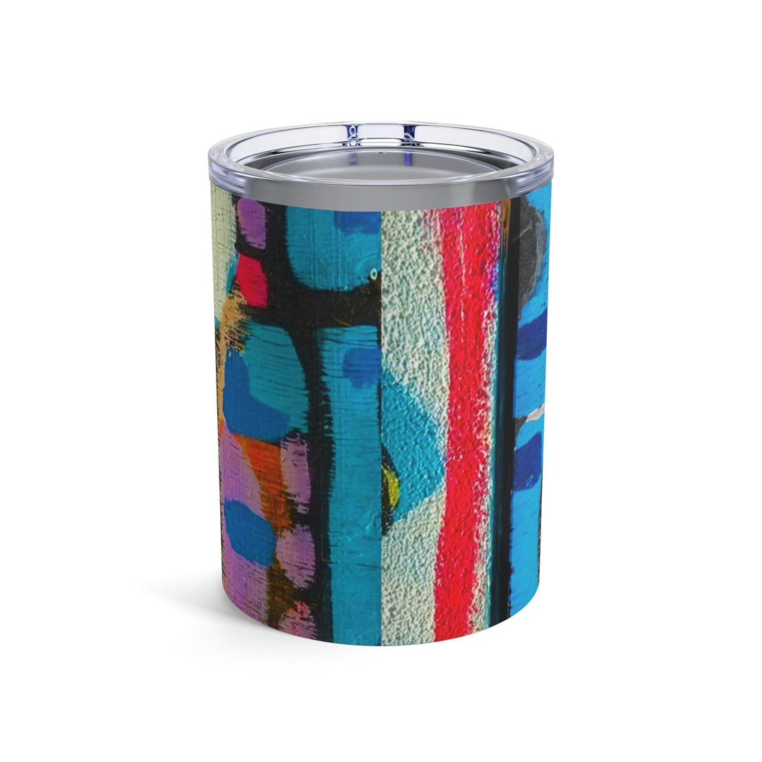 Insulated Tumbler 10oz Sutileza Smooth Colorful Abstract Print - Decorative