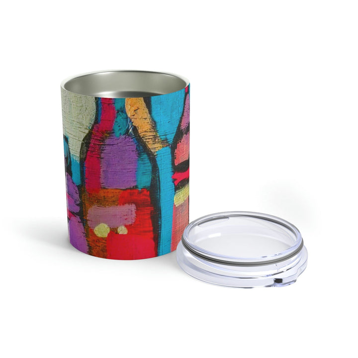 Insulated Tumbler 10oz Sutileza Smooth Colorful Abstract Print - Decorative