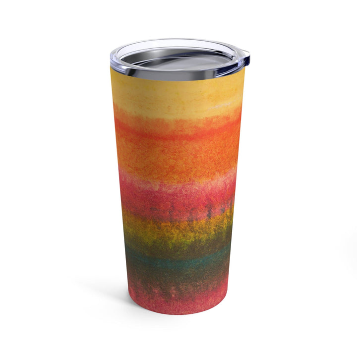 Insulated Tumbler 20oz Autumn Fall Watercolor Abstract Print - Decorative