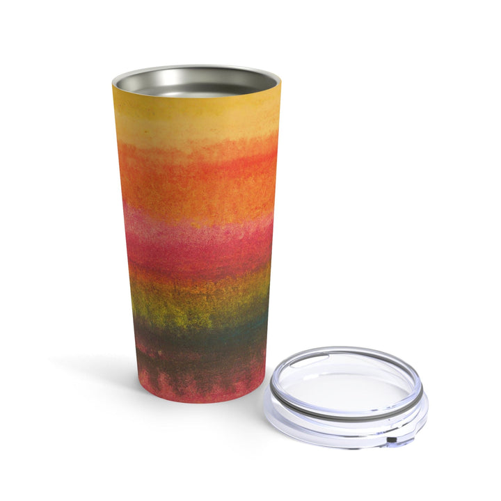 Insulated Tumbler 20oz Autumn Fall Watercolor Abstract Print - Decorative