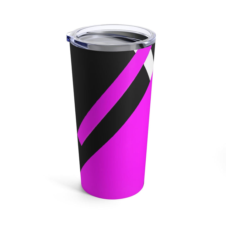 Insulated Tumbler 20oz Black And Pink Pattern - Decorative | Tumblers | 20oz