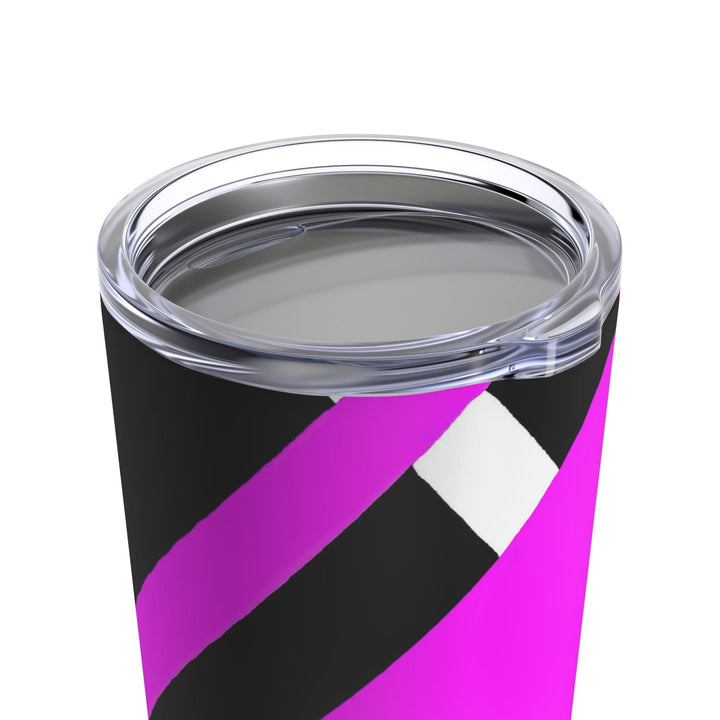 Insulated Tumbler 20oz Black And Pink Pattern - Decorative | Tumblers | 20oz