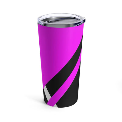 Insulated Tumbler 20oz Black And Pink Pattern - Mug