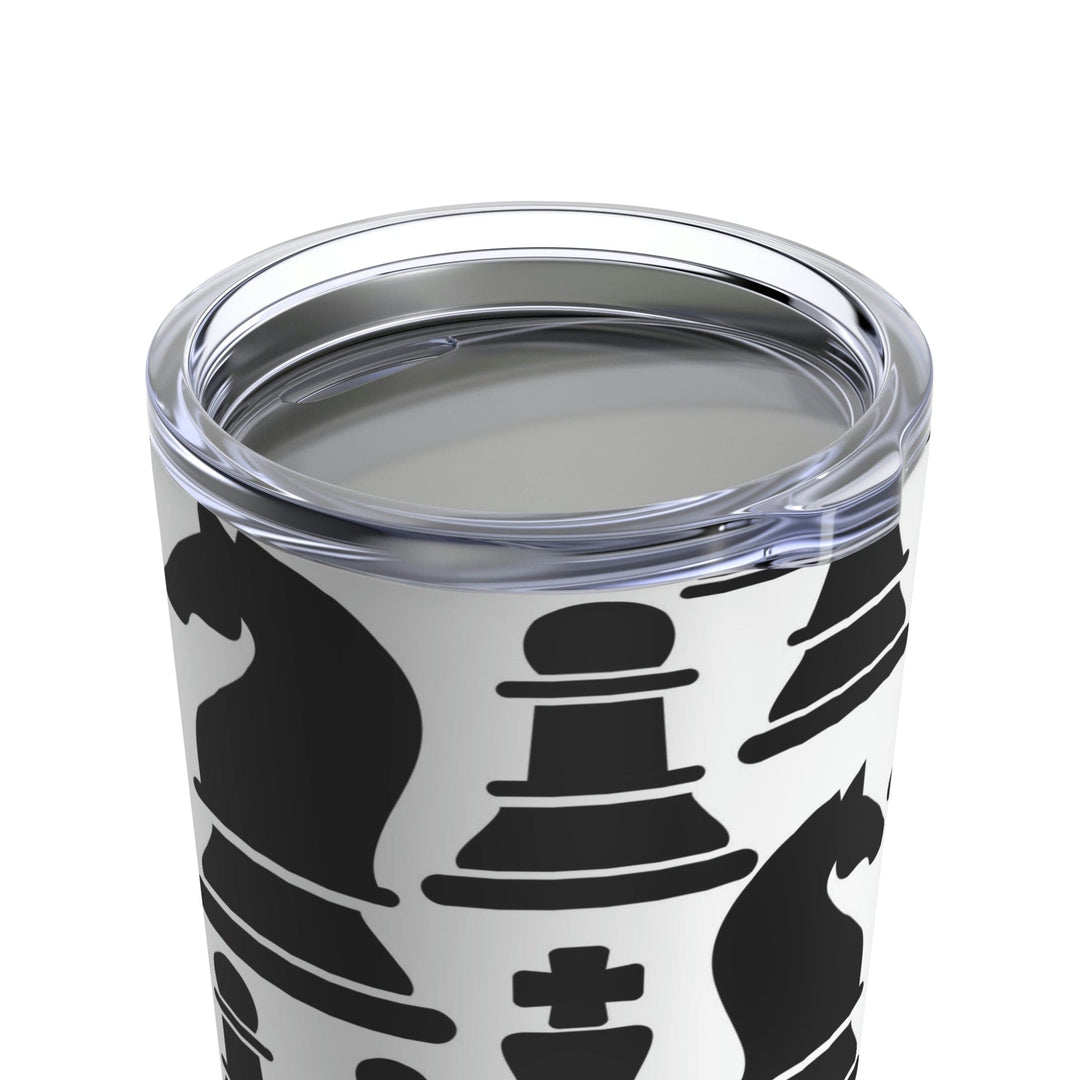 Insulated Tumbler 20oz Black and White Chess Print - Decorative | Tumblers