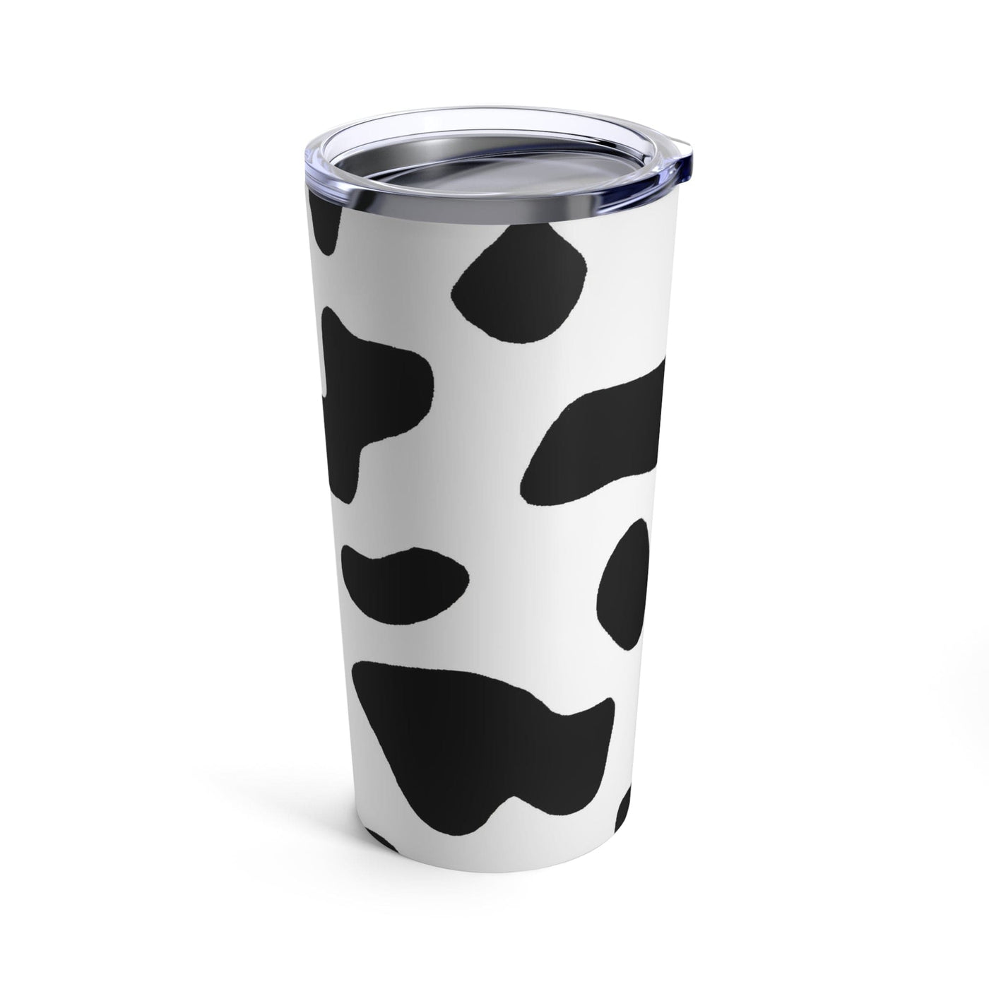 Insulated Tumbler 20oz Black And White Cow Print - Mug