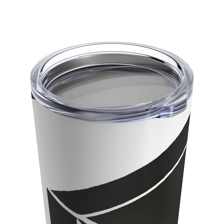 Insulated Tumbler 20oz Black And White Geometric Pattern - Decorative