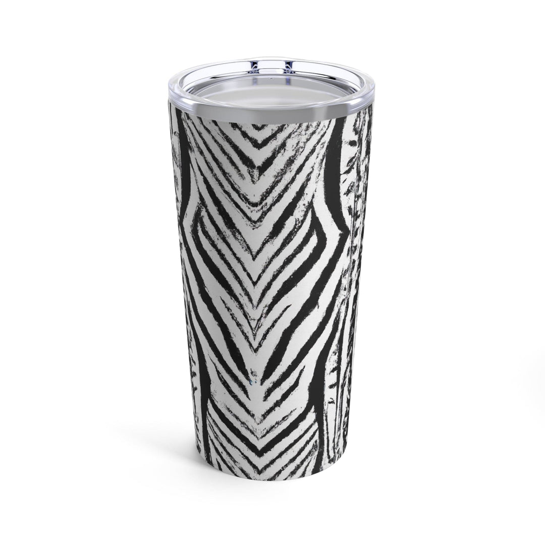 Insulated Tumbler 20oz Black and White Native Pattern - Decorative | Tumblers