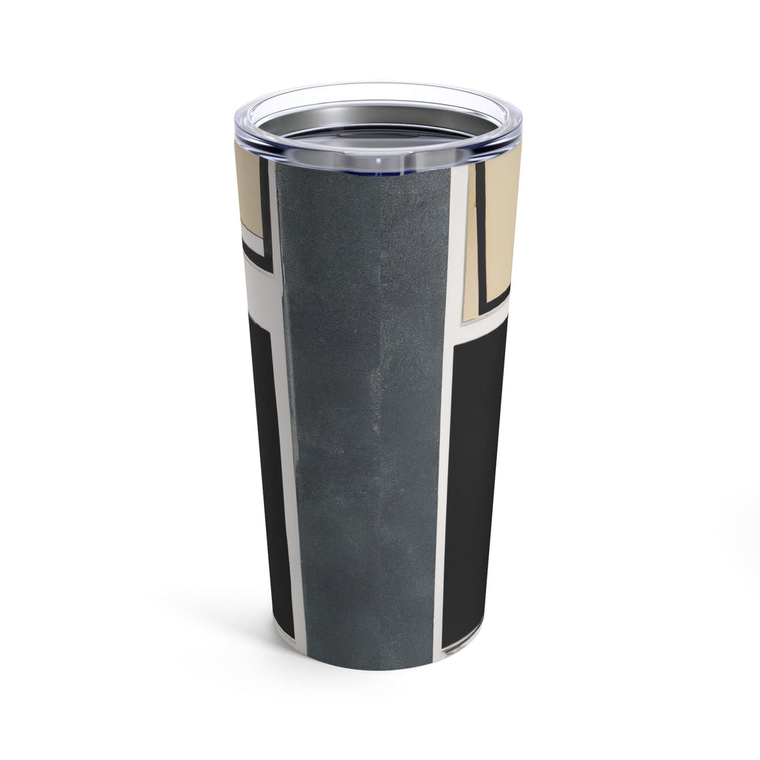 Insulated Tumbler 20oz Black Grey Abstract Pattern - Decorative | Tumblers