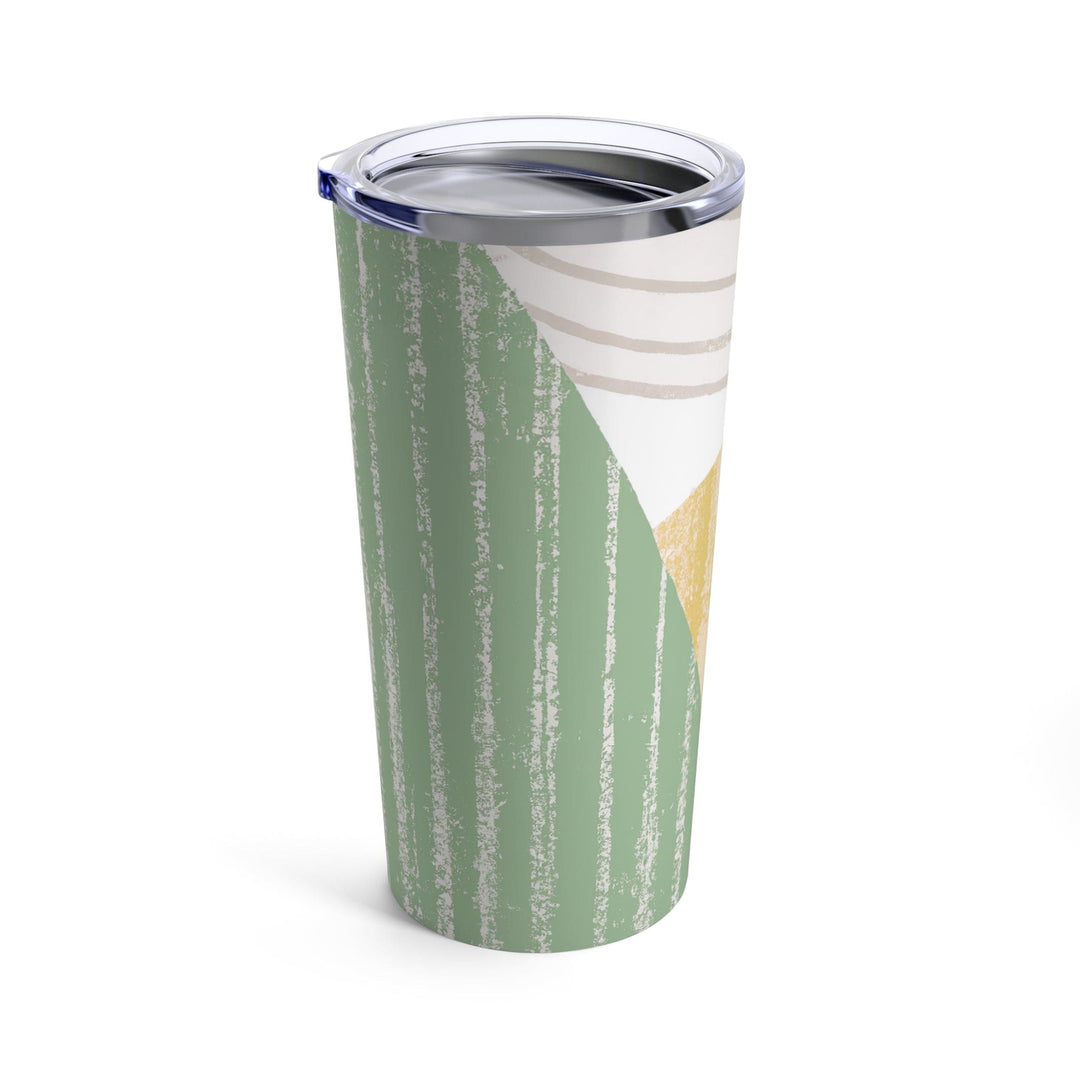 Insulated Tumbler 20oz Green Textured Boho Pattern - Decorative | Tumblers