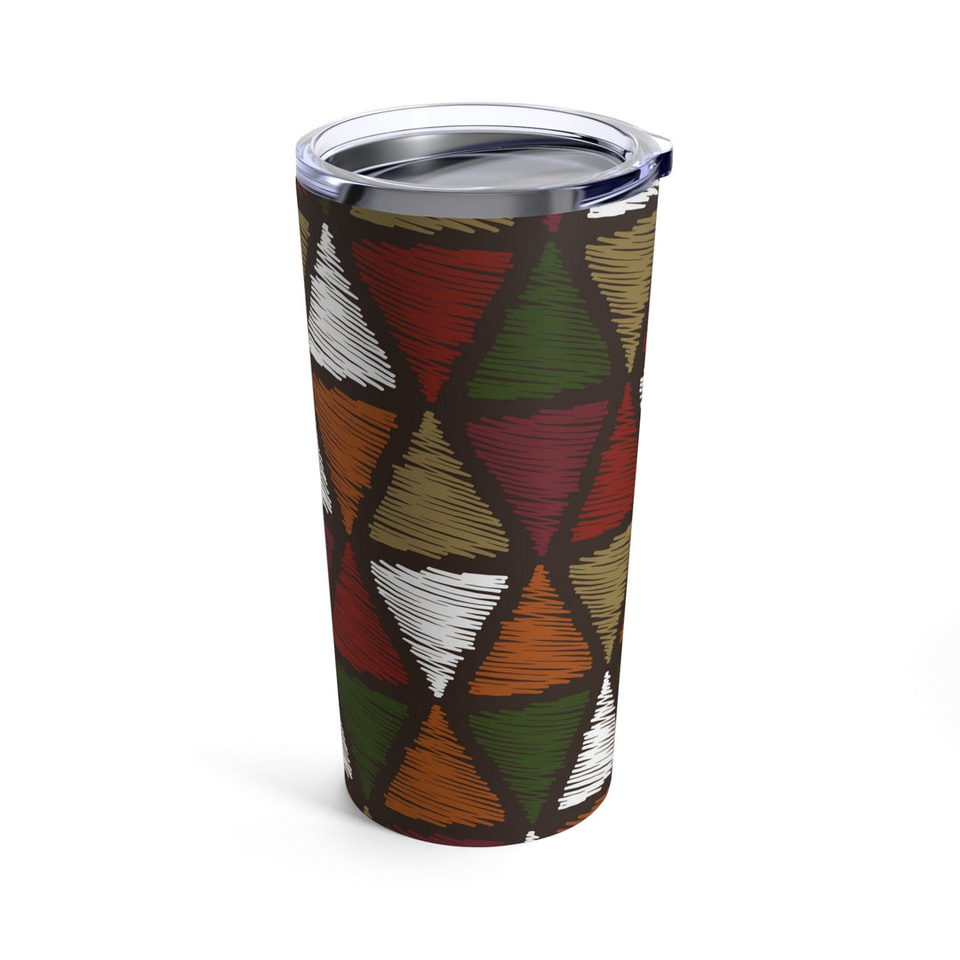 Insulated Tumbler 20oz Multicolor Tribal Pattern - Decorative | Tumblers | 20oz