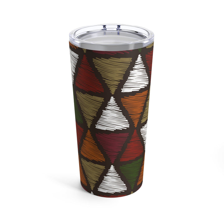 Insulated Tumbler 20oz Multicolor Tribal Pattern - Decorative | Tumblers | 20oz