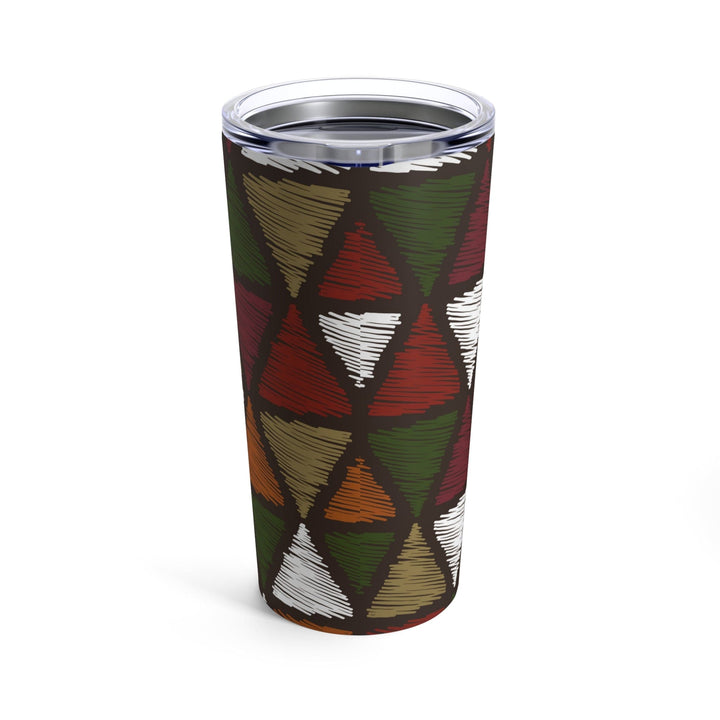 Insulated Tumbler 20oz Multicolor Tribal Pattern - Decorative | Tumblers | 20oz