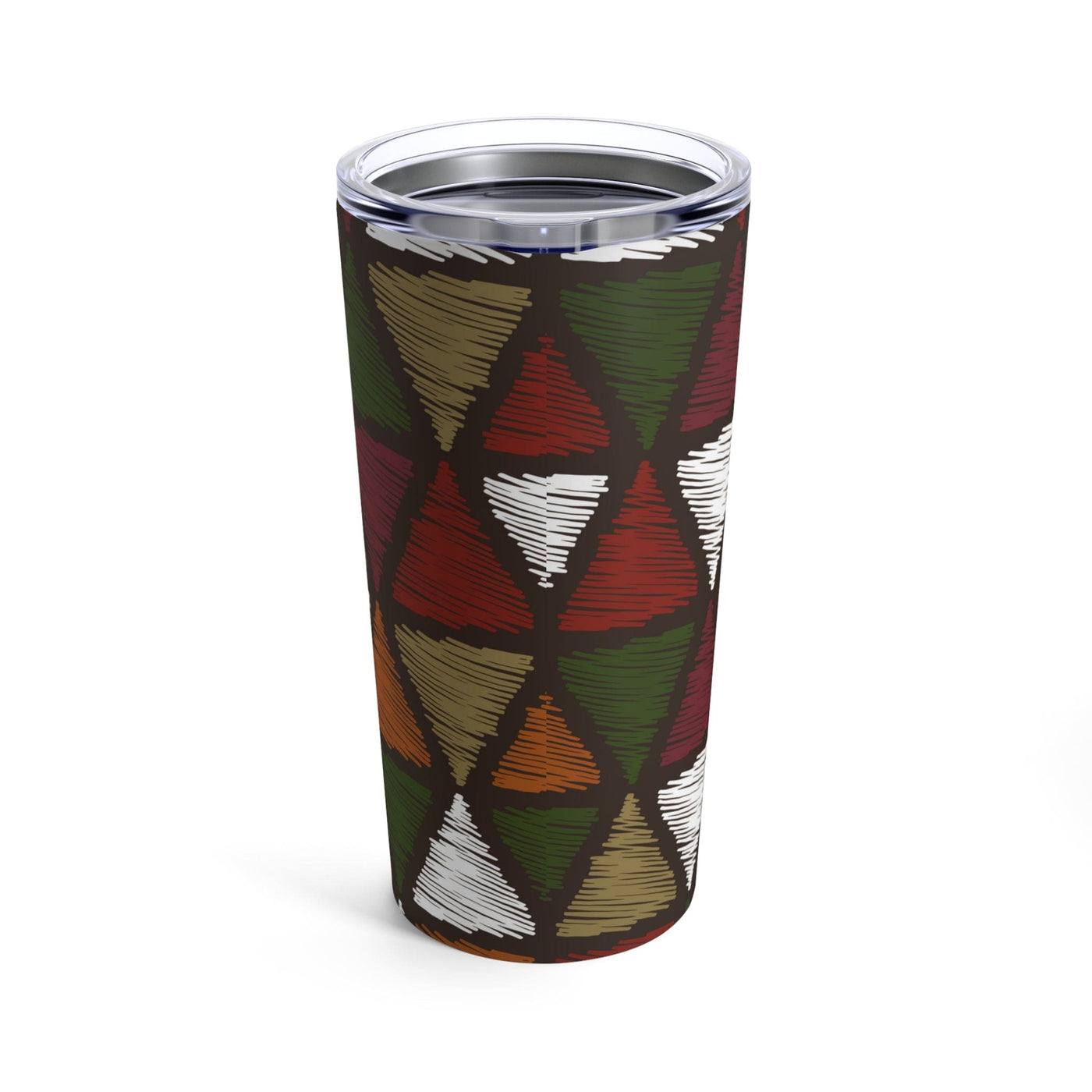 Insulated Tumbler 20oz Multicolor Tribal Pattern - Mug