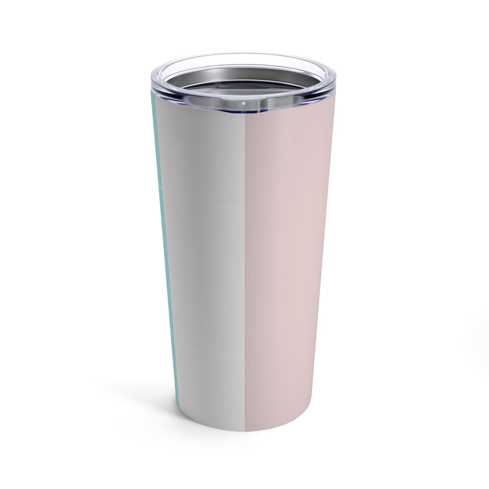 Insulated Tumbler 20oz Pastel Colorblock Pink/black/blue - Decorative