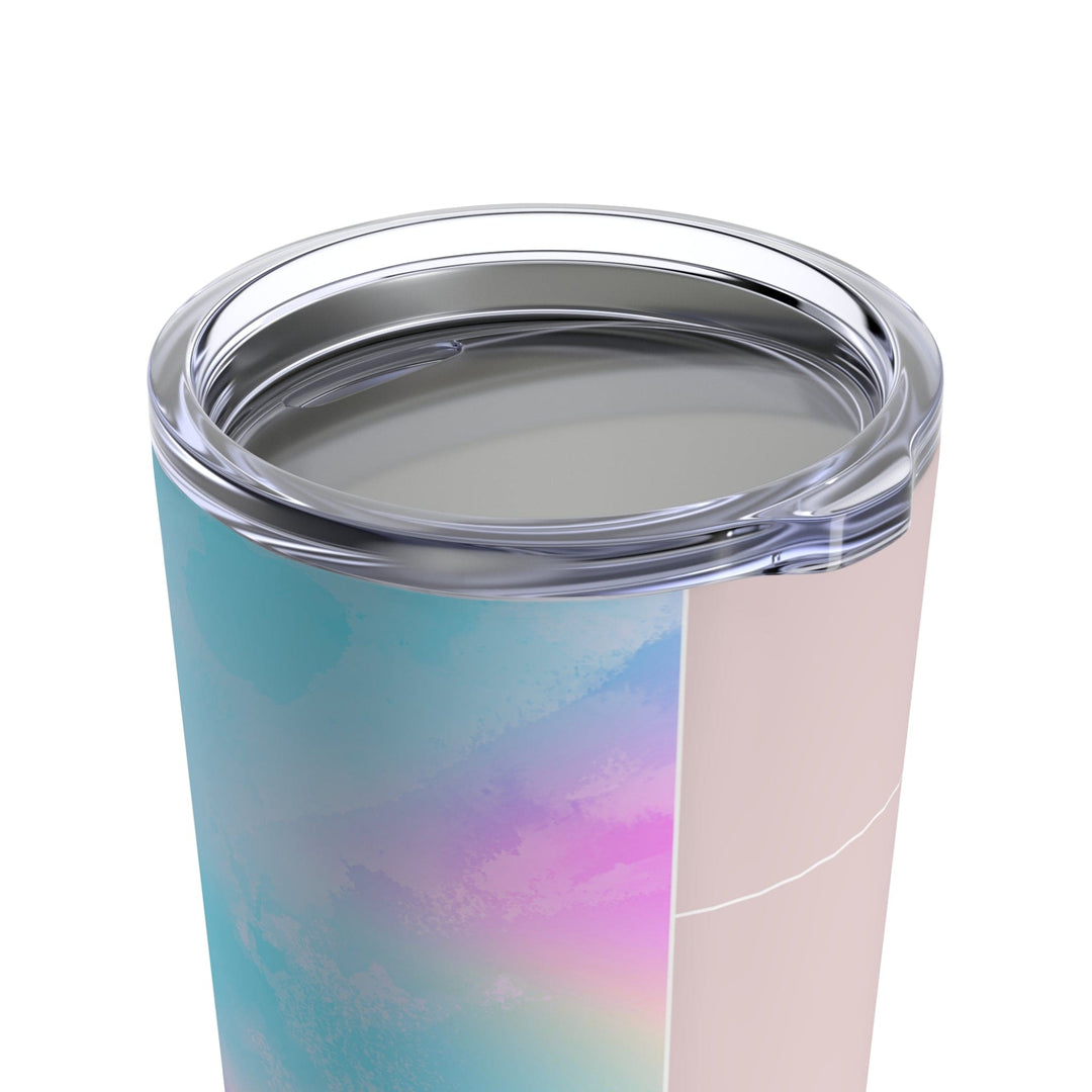 Insulated Tumbler 20oz Pastel Colorblock Watercolor Illustration - Decorative