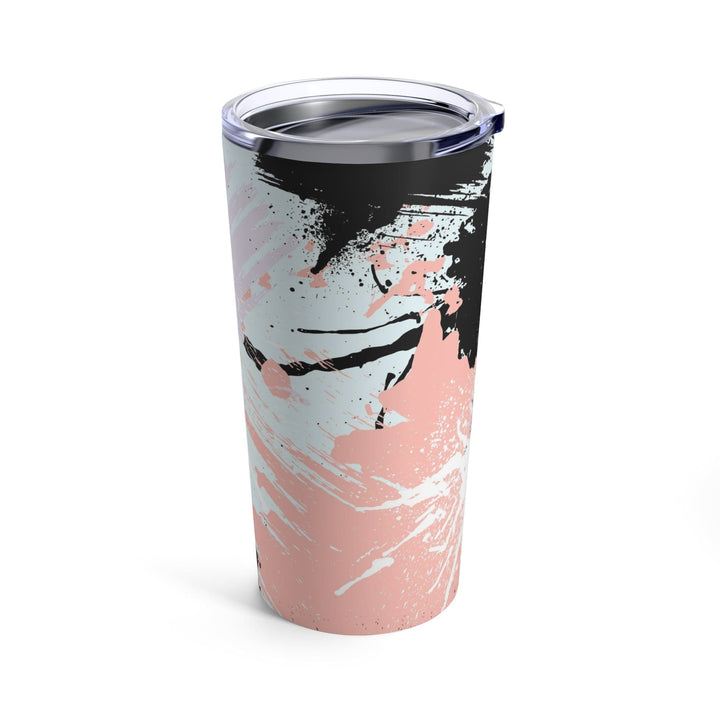 Insulated Tumbler 20oz Pink Black Abstract Pattern - Decorative | Tumblers