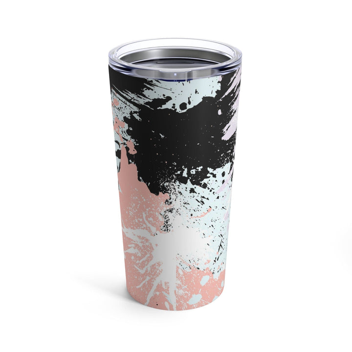 Insulated Tumbler 20oz Pink Black Abstract Pattern - Decorative | Tumblers