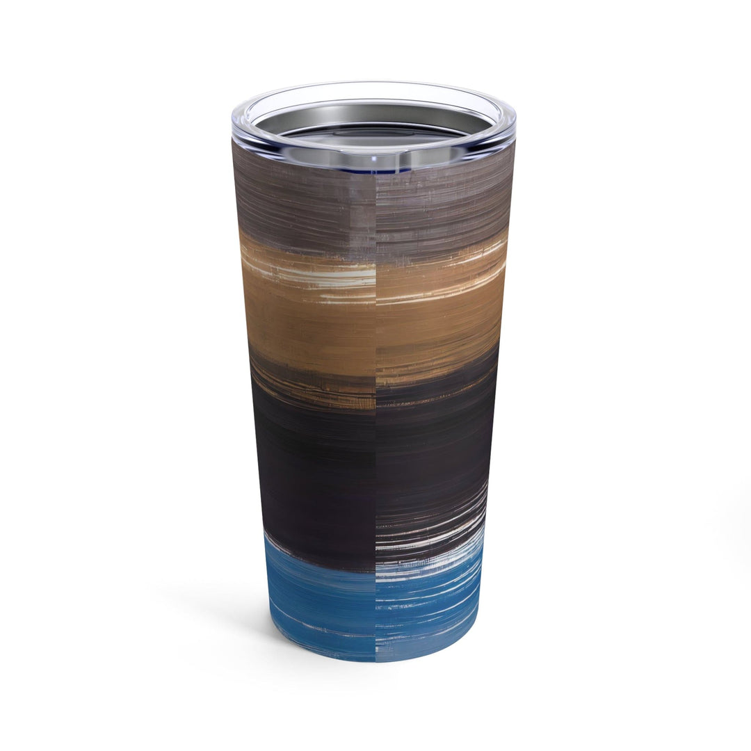 Insulated Tumbler 20oz Rustic Purple Brown Design - Decorative | Tumblers | 20oz