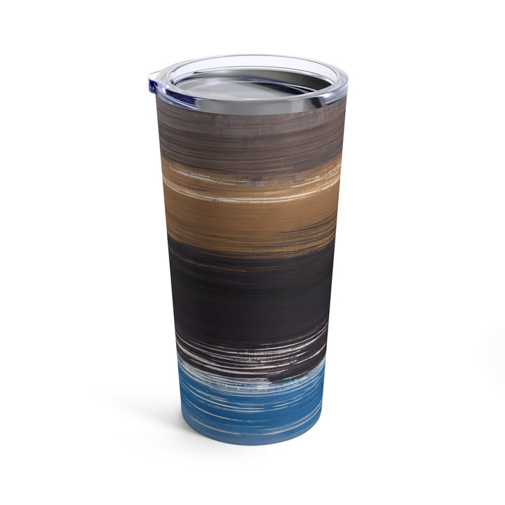 Insulated Tumbler 20oz Rustic Purple Brown Design - Decorative | Tumblers | 20oz